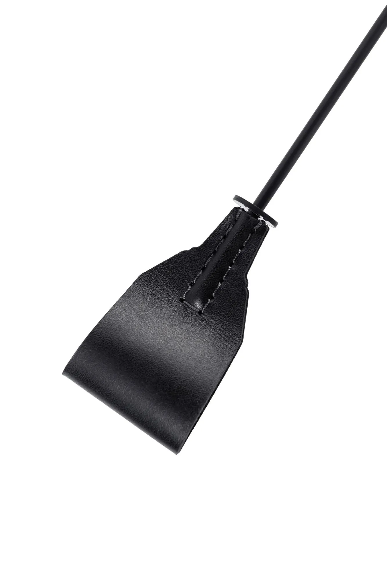 стек pecado bdsm, с металлической рукоятью, натуральная кожа, чёрный в Мурманске