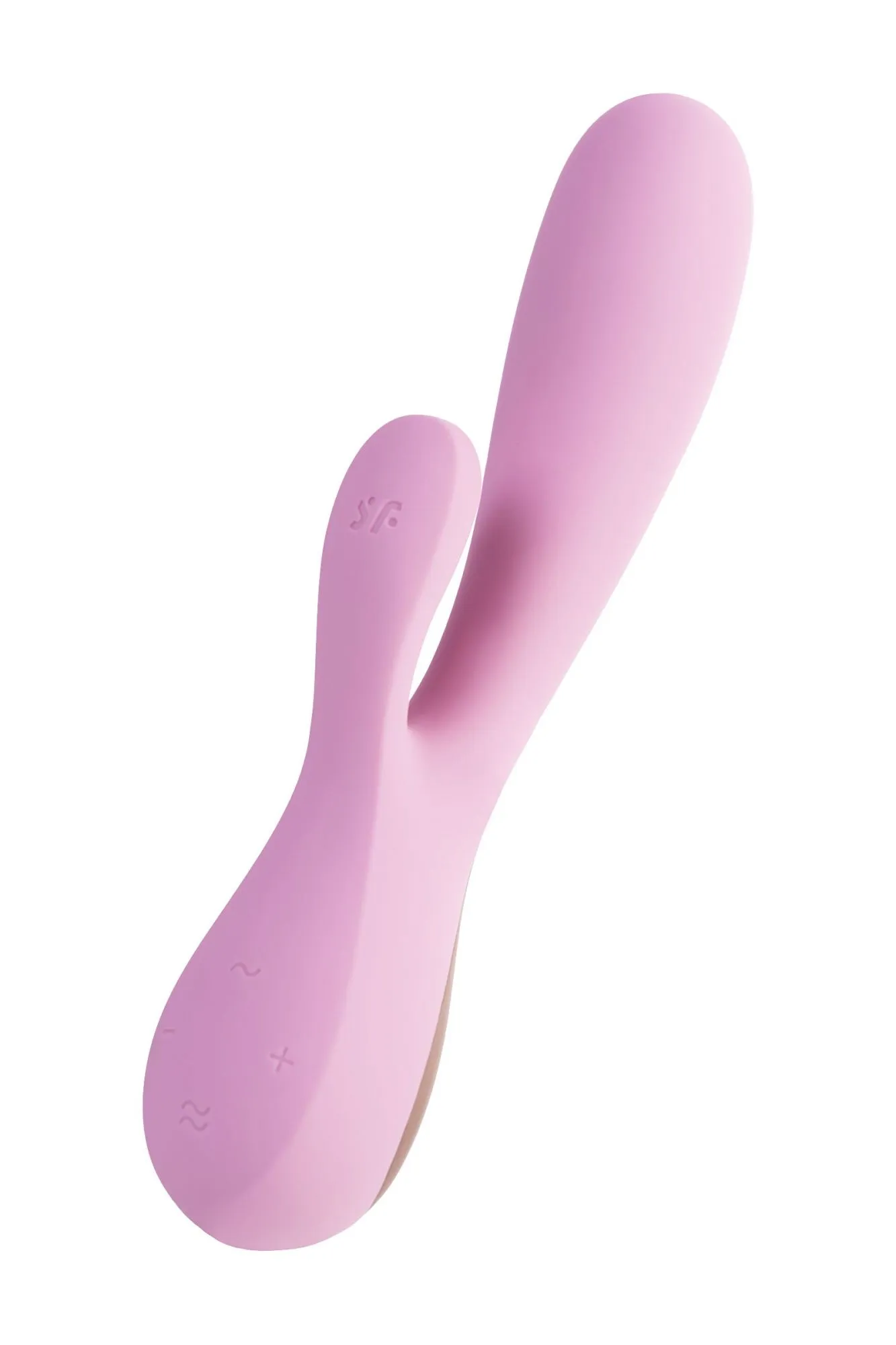 нереалистичный вибратор satisfyer mono flex, силикон, розовый, 20,4 см. в Мурманске