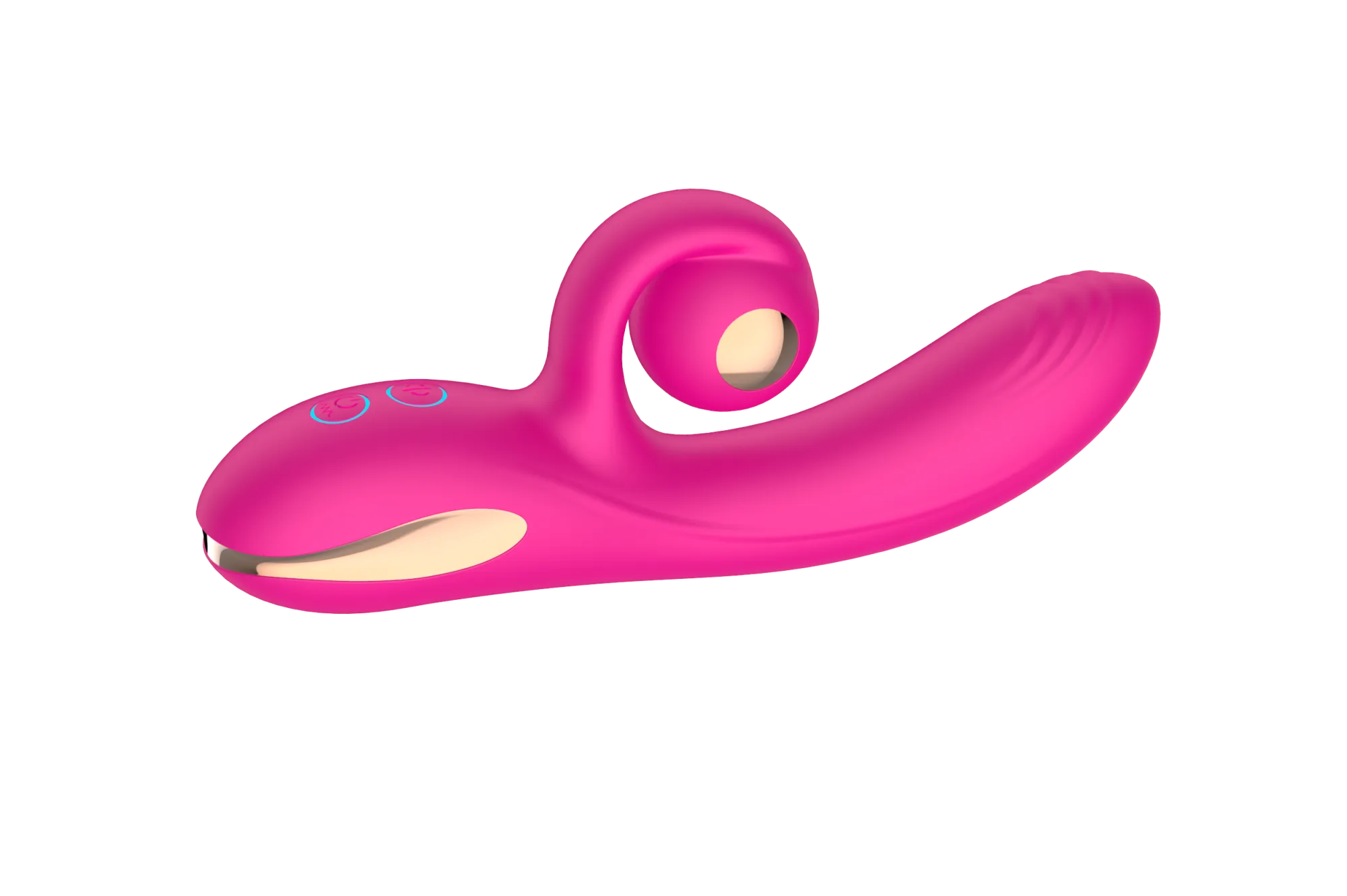 силиконовый вибратор-кролик с функцией вращения sw3052-hot-pink в Мурманске