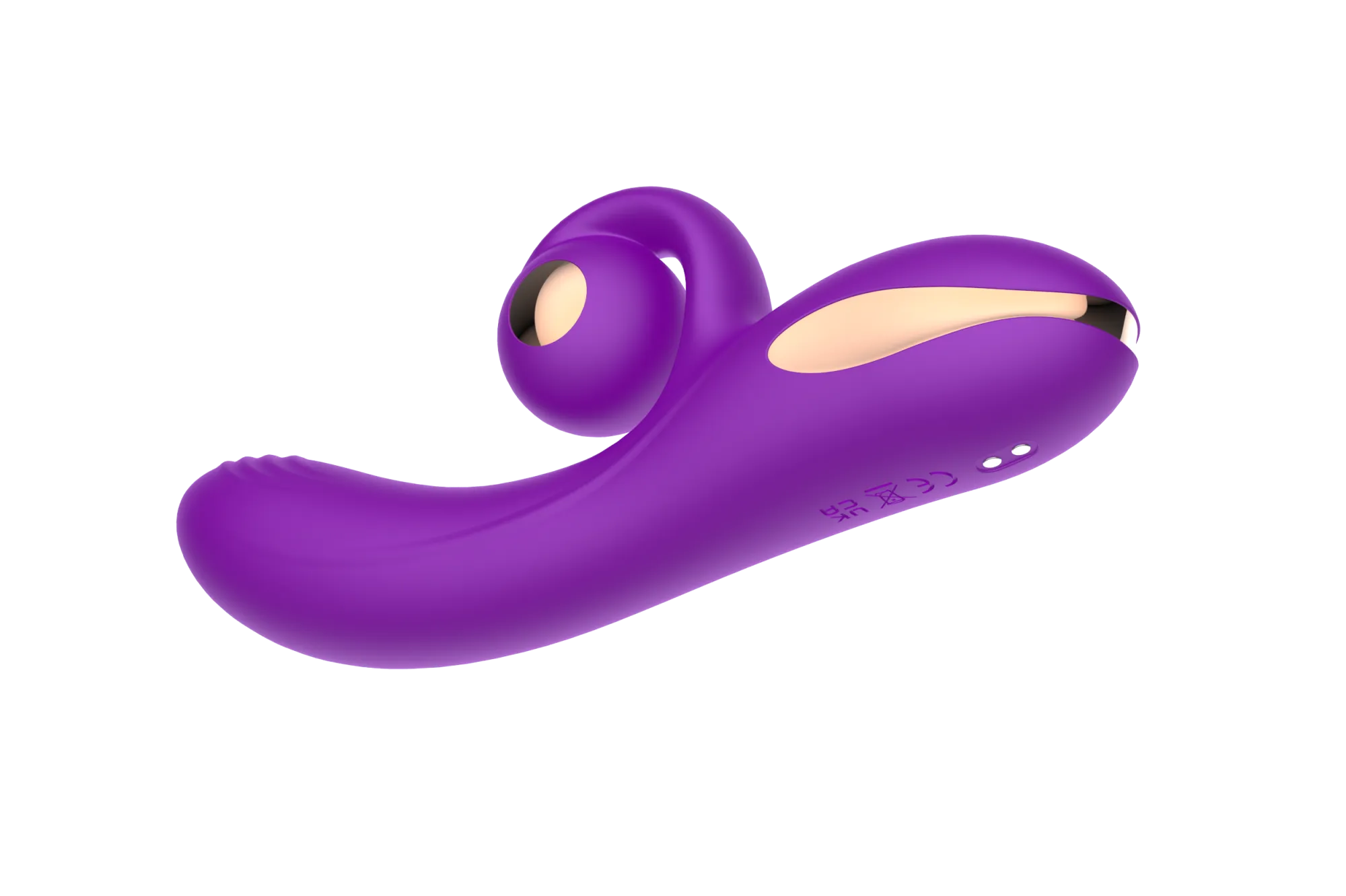 силиконовый вибратор-кролик с функцией вращения sw3052-purple в Мурманске
