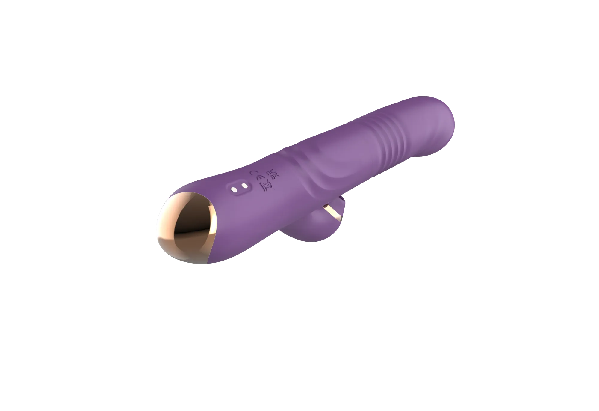 силиконовый вибратор с возвратно-поступательной стимуляцией sw24126-purple в Мурманске