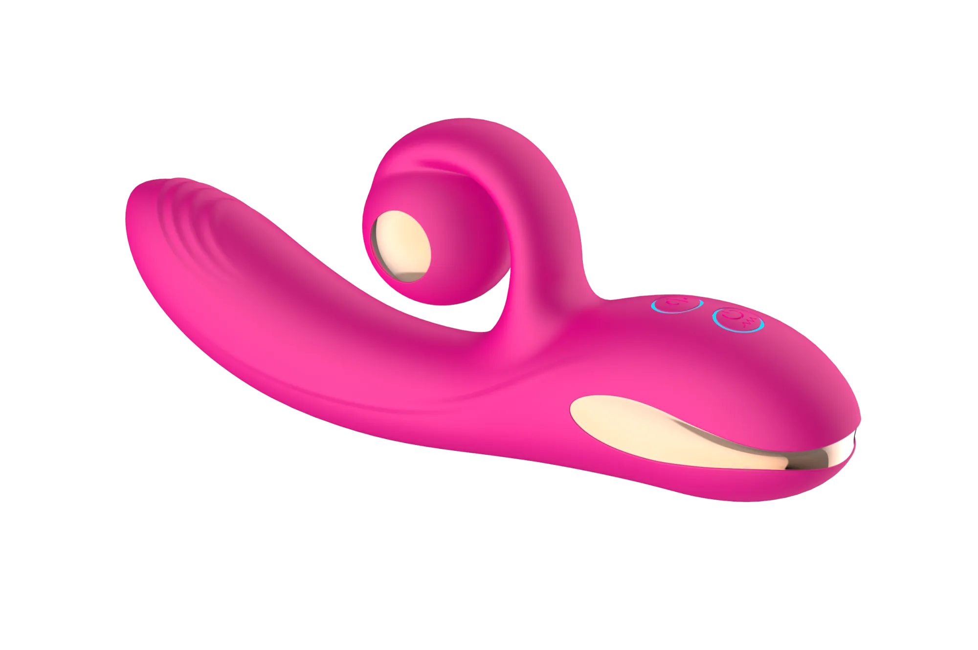силиконовый вибратор-кролик с функцией вращения sw3052-hot-pink в Мурманске