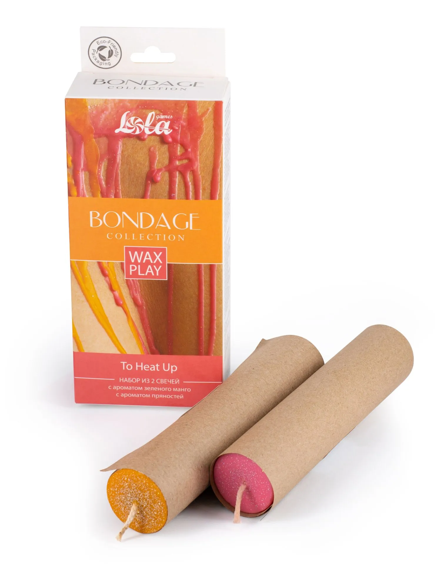 набор из 2 wax play свечей bondage to heat up 1067-01lola в Мурманске