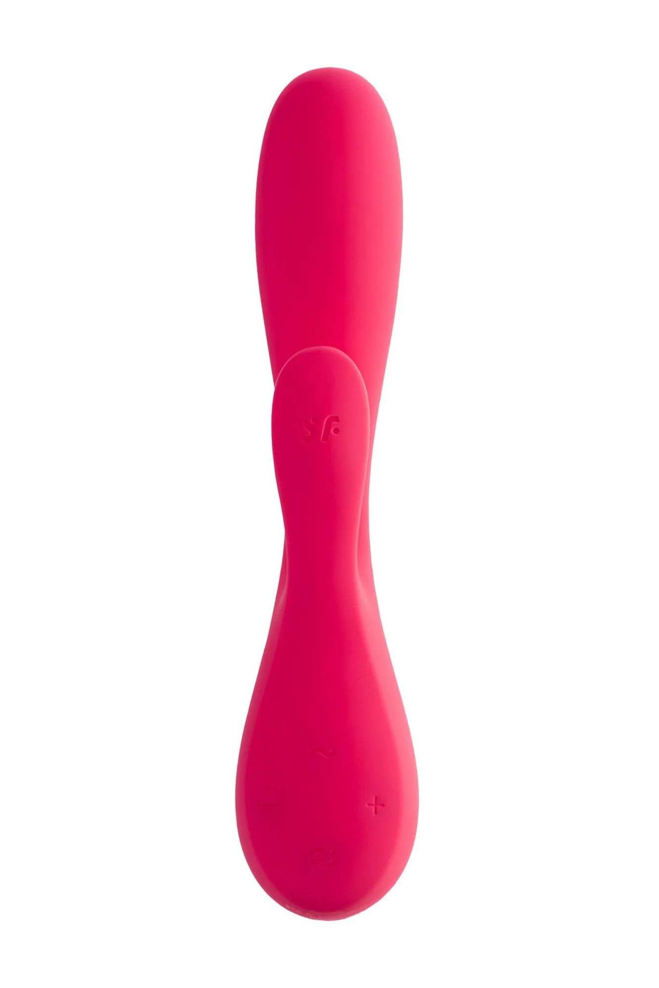 нереалистичный вибратор satisfyer mono flex, силикон, красный, 20,4 см. в Мурманске