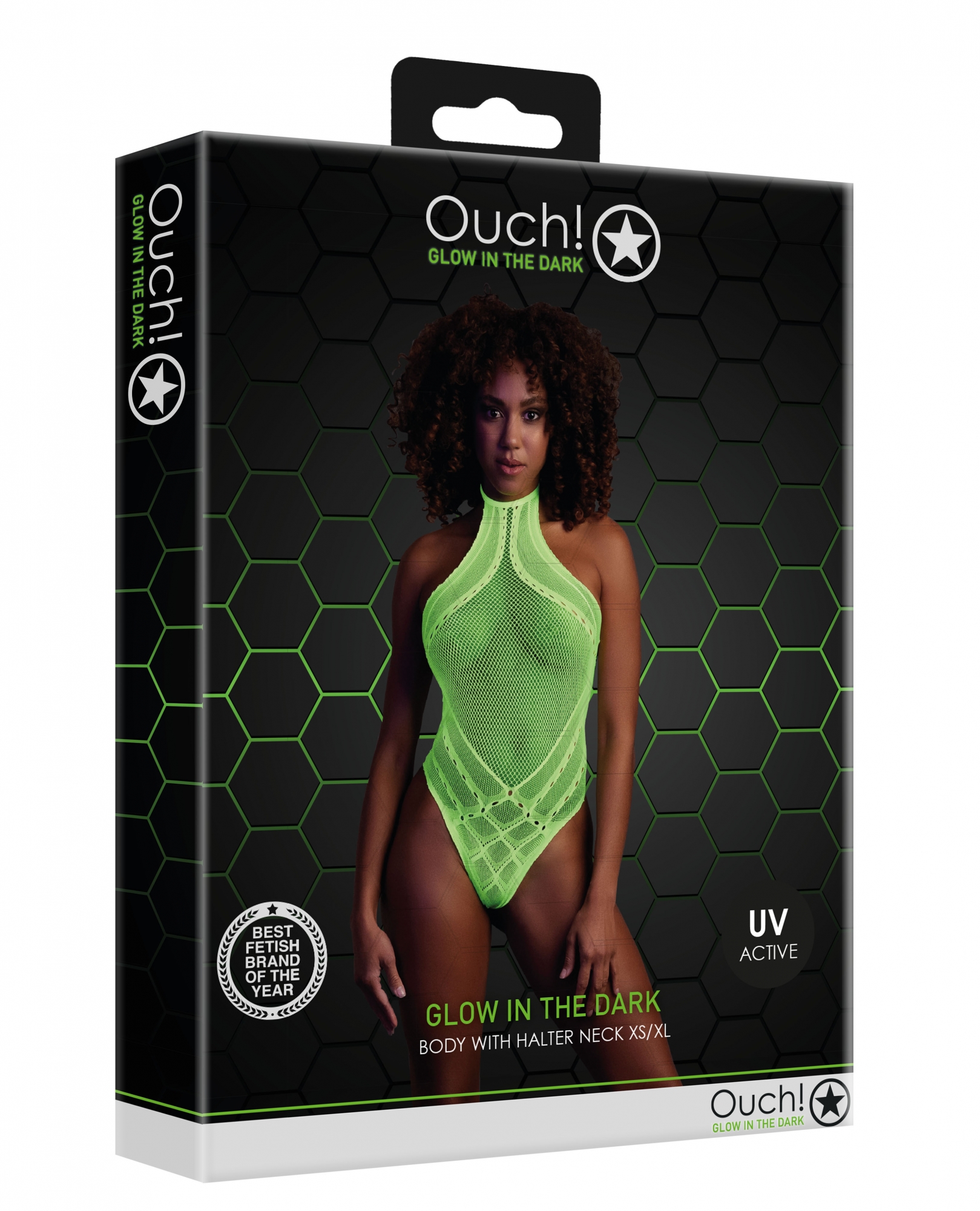 Боди with Halter Neck - Neon Green - XS/XL