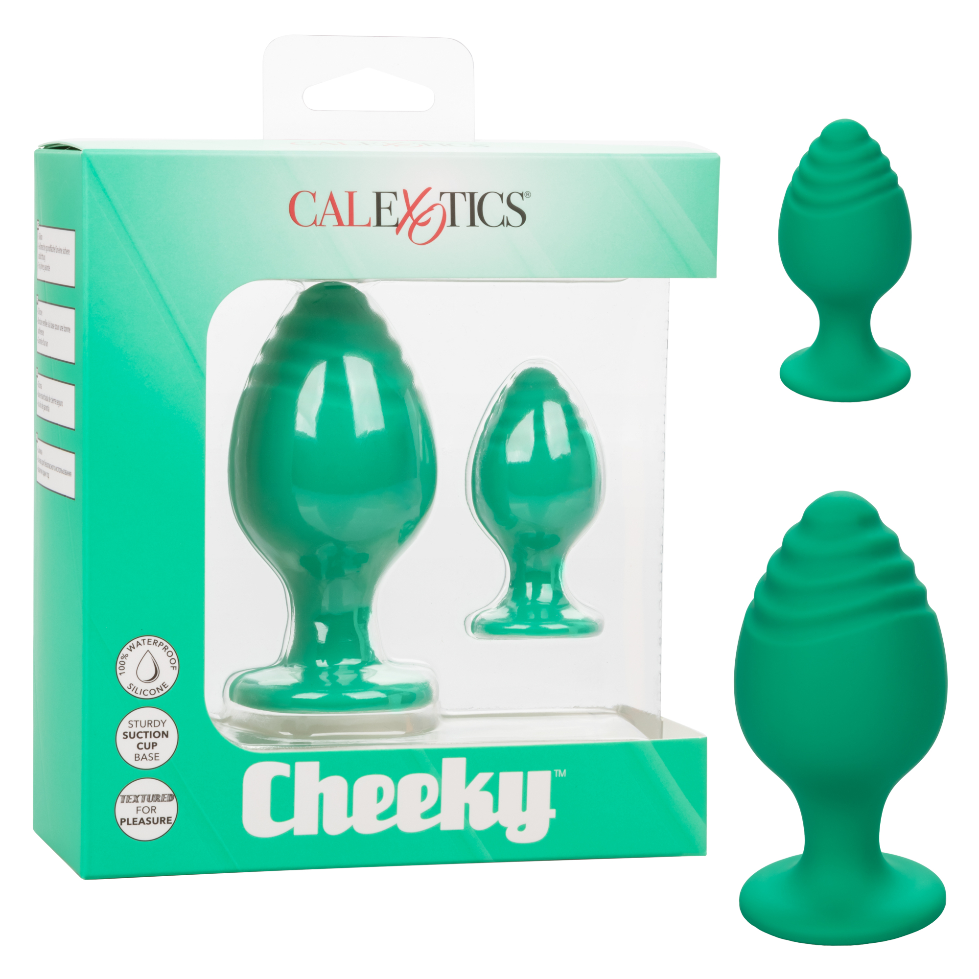 Набор из двух анальных пробок CHEEKY