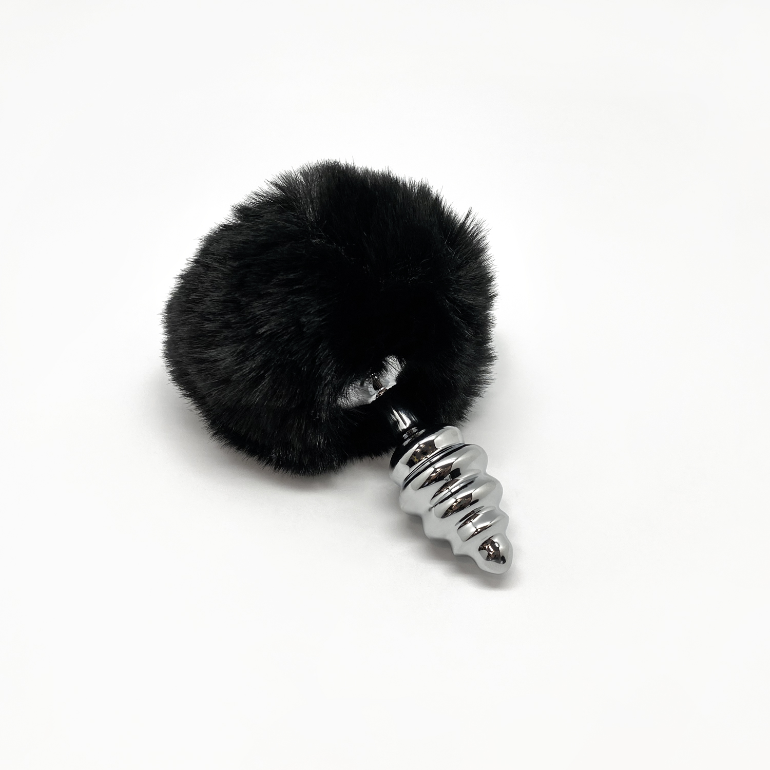 анальная пробка metal anal fluffly twist plug s black 70391al в Мурманске