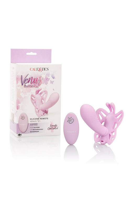 Вибромассажер-бабочка Silicone Remote Venus "G" с дистанционным пультом управления