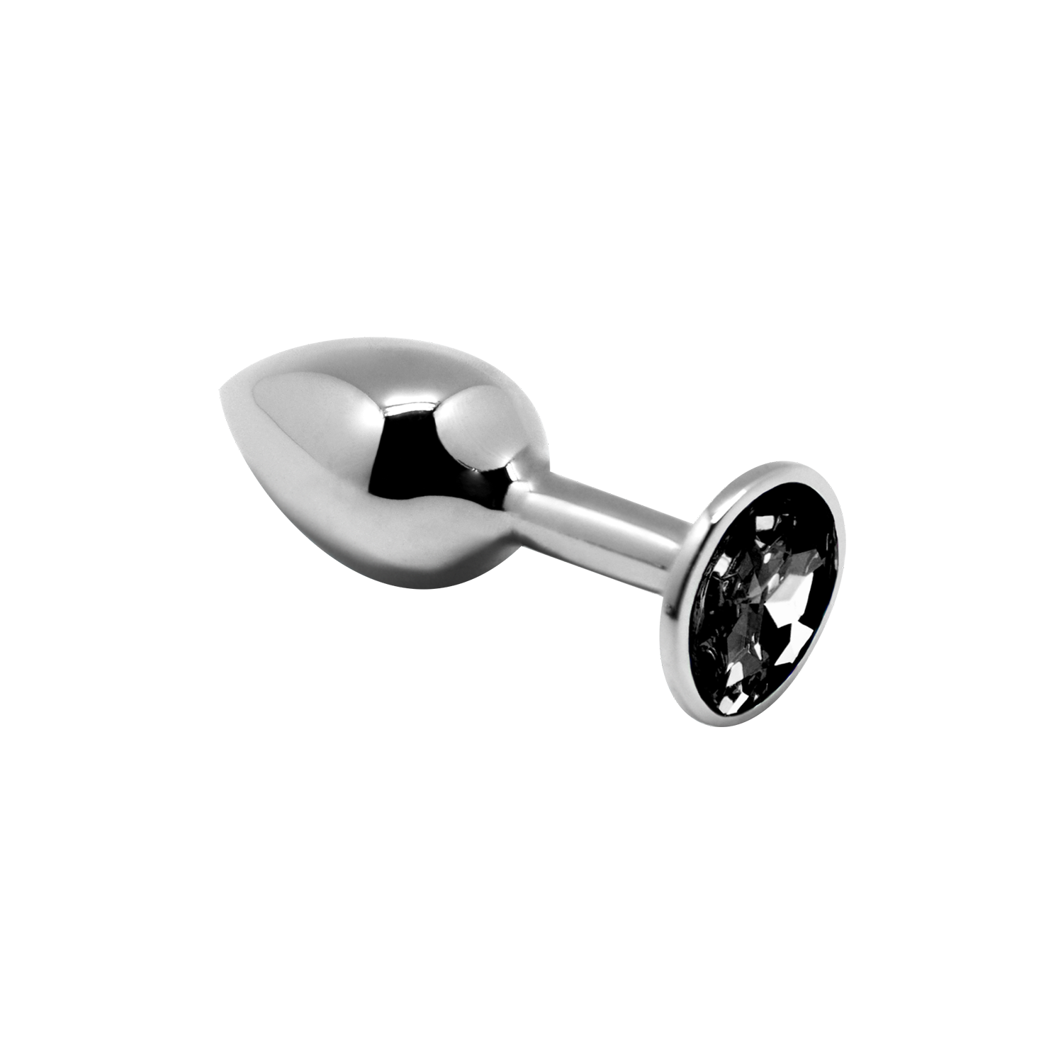 анальная пробка mini metal butt plug anal pleasure black s 70089al в Мурманске
