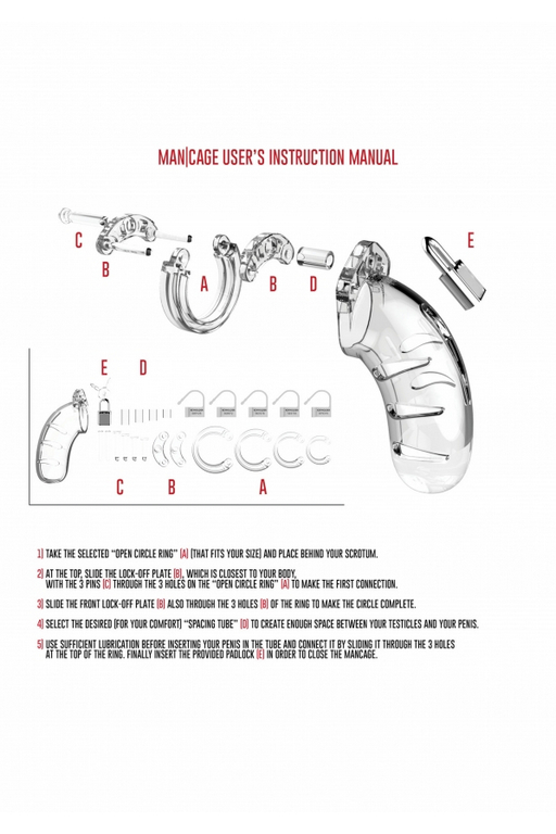 мужской пояс верности cock cage  model 06 chastity 5.5" в Мурманске