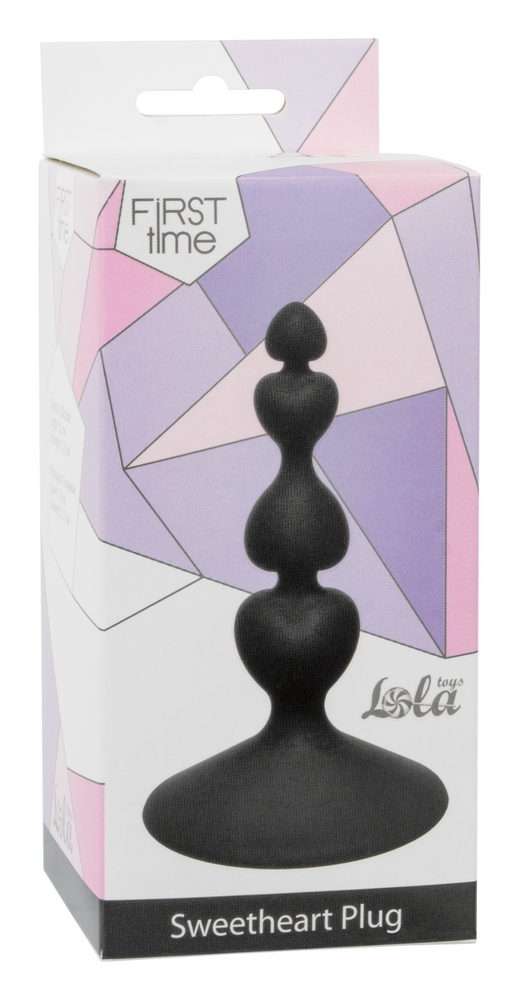 анальная пробка sweetheart plug black 4106-03lola в Мурманске