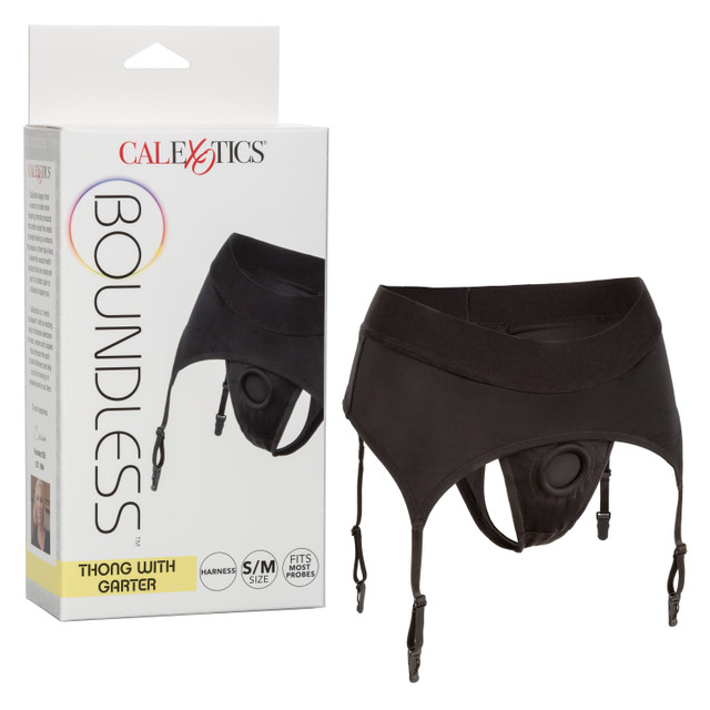 Крепление для страпона BOUNDLESS THONG W/ GRTER - S/M