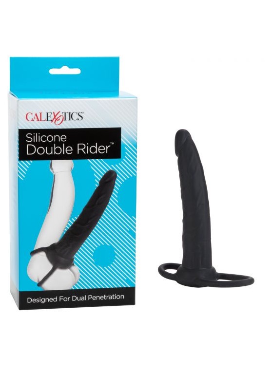 Страпон для двойного проникновения (пенетрейшен) Silicone Double Rider