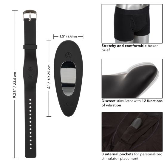 трусы боксеры с вибромассажером remote control panty set  m/l в Мурманске