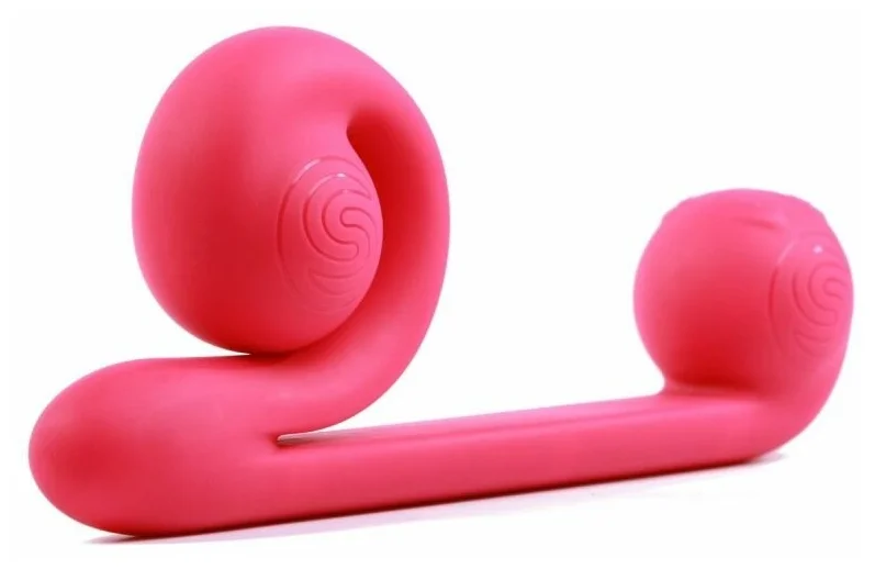 вибромассажер для двойной стимуляции snail vibe, розовый в Мурманске