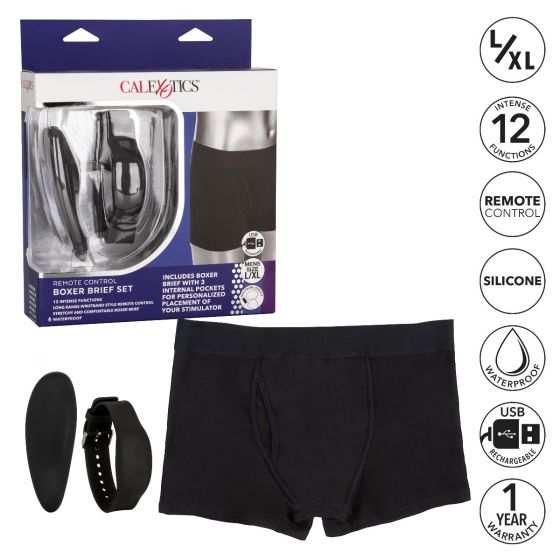 трусы боксеры с вибромассажером remote control panty set  l/xl в Мурманске