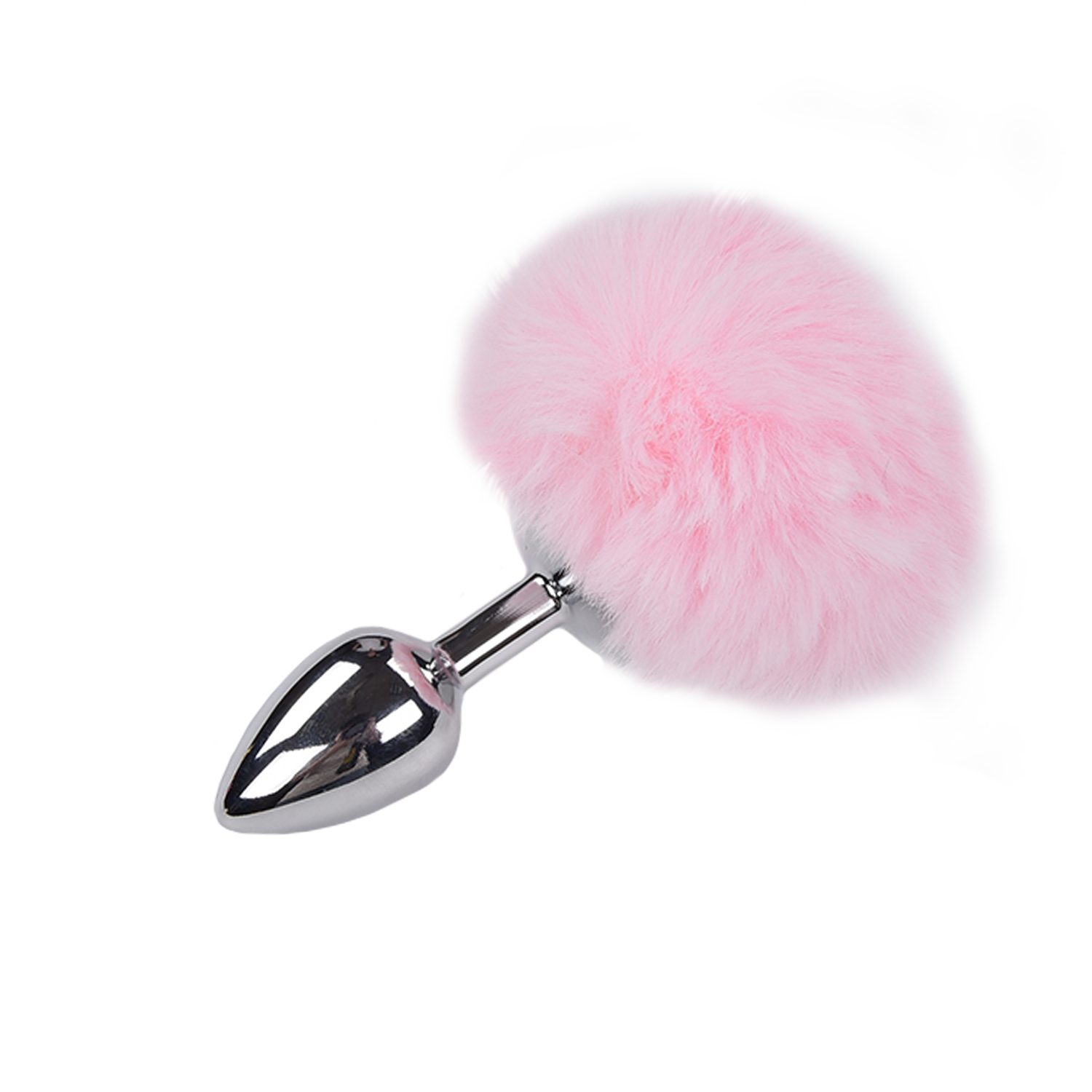 анальная пробка metal anal fluffly plug s pink 70372al в Мурманске