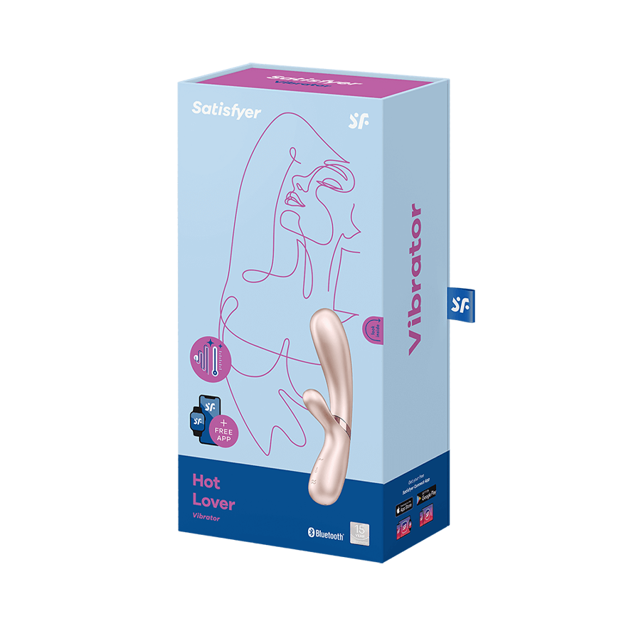 вибромассажер с подогревом и приложением satisfyer hot lover, бежевый в Мурманске