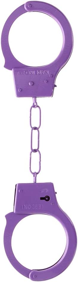 наручники металлические beginner's handcuffs, фиолетовые в Мурманске