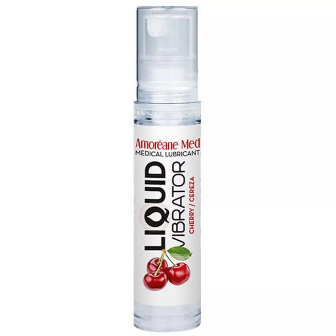 жидкий интимный гель amoreane с эффектом вибрации cherry,10ml в Мурманске