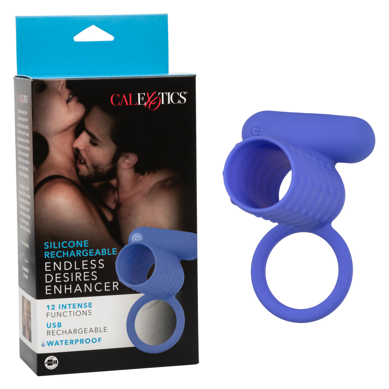 Перезаряжаемое эрекционное виброкольцо Silicone Rechargeable Endless Desires Enhancer