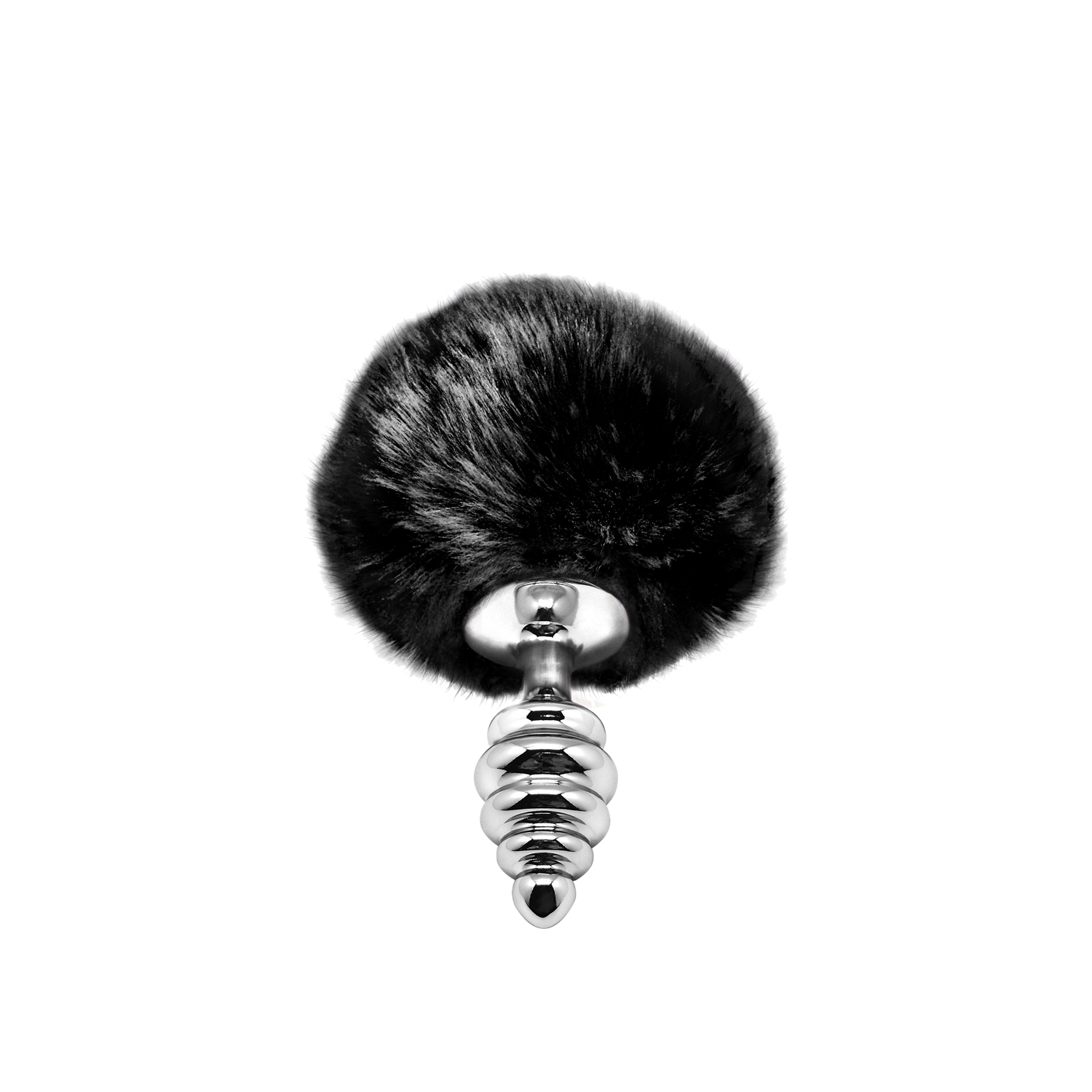 анальная пробка metal anal fluffly twist plug s black 70391al в Мурманске