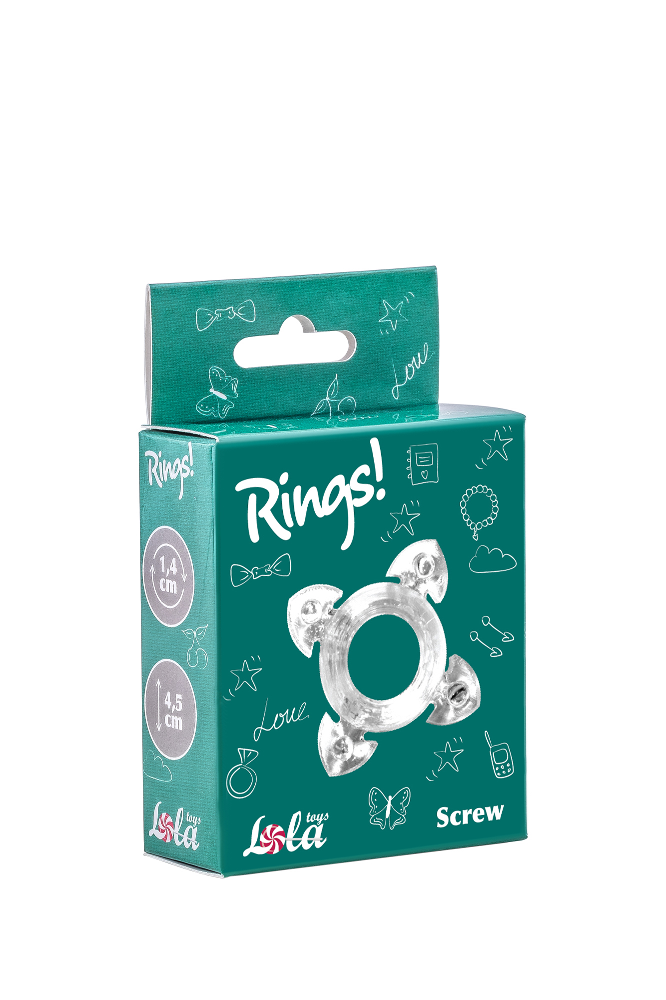 эрекционное кольцо rings screw white 0112-40lola в Мурманске