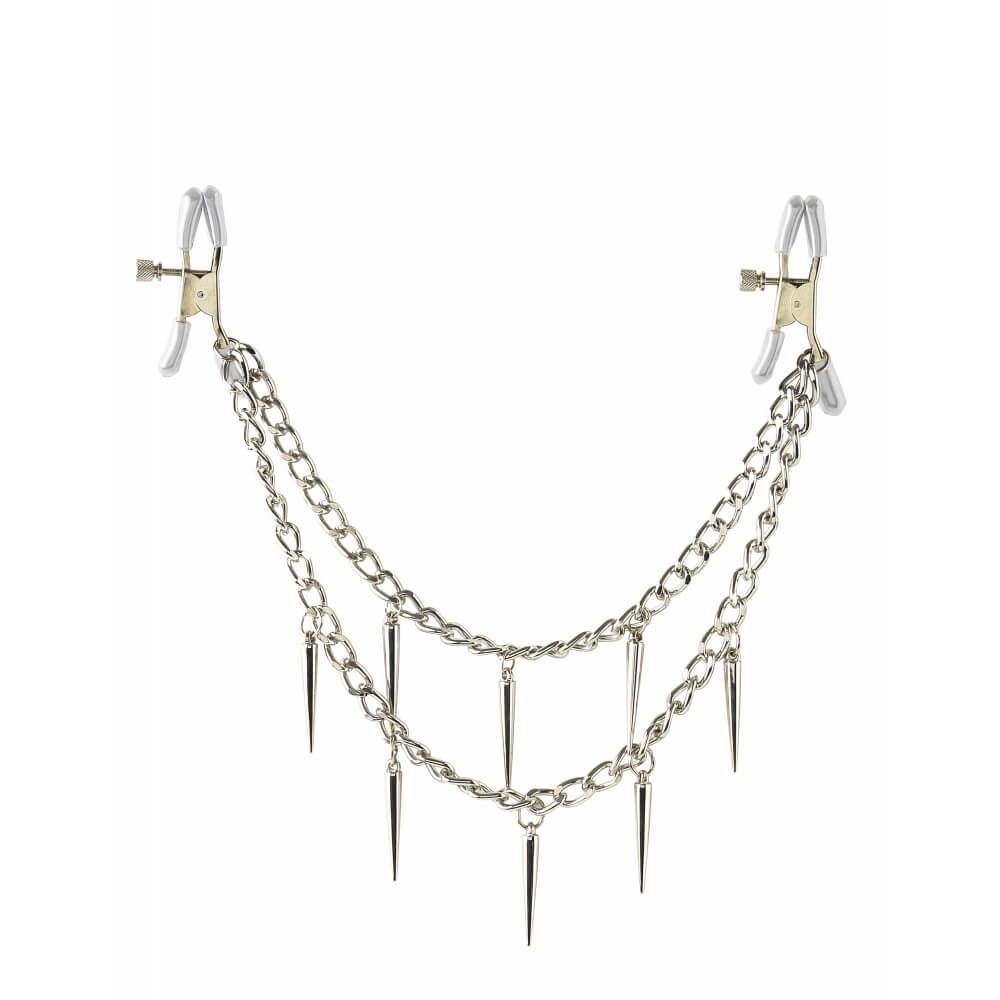 Зажимы для сосков Pipedream Rock Hard Nipple Clamps, металлические