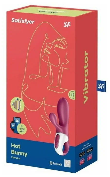 вибромасажер satisfyer hot bunny pink, розовый в Мурманске