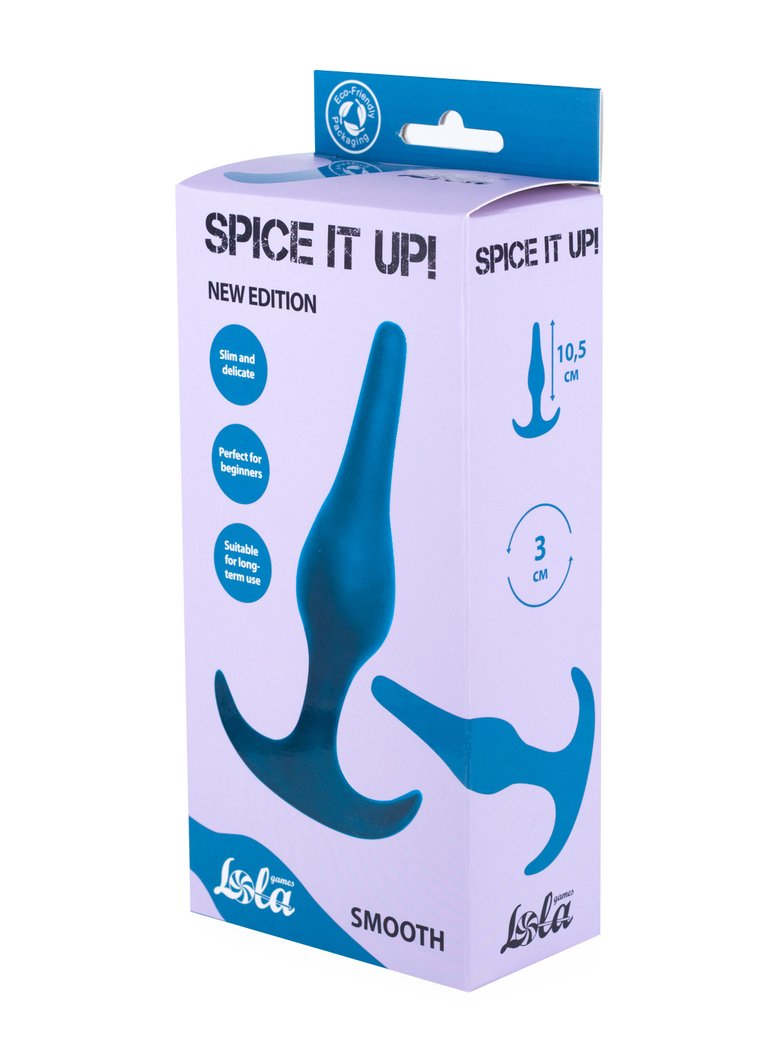 анальная пробка spice it up smooth aquamarine 8008-03lola в Мурманске