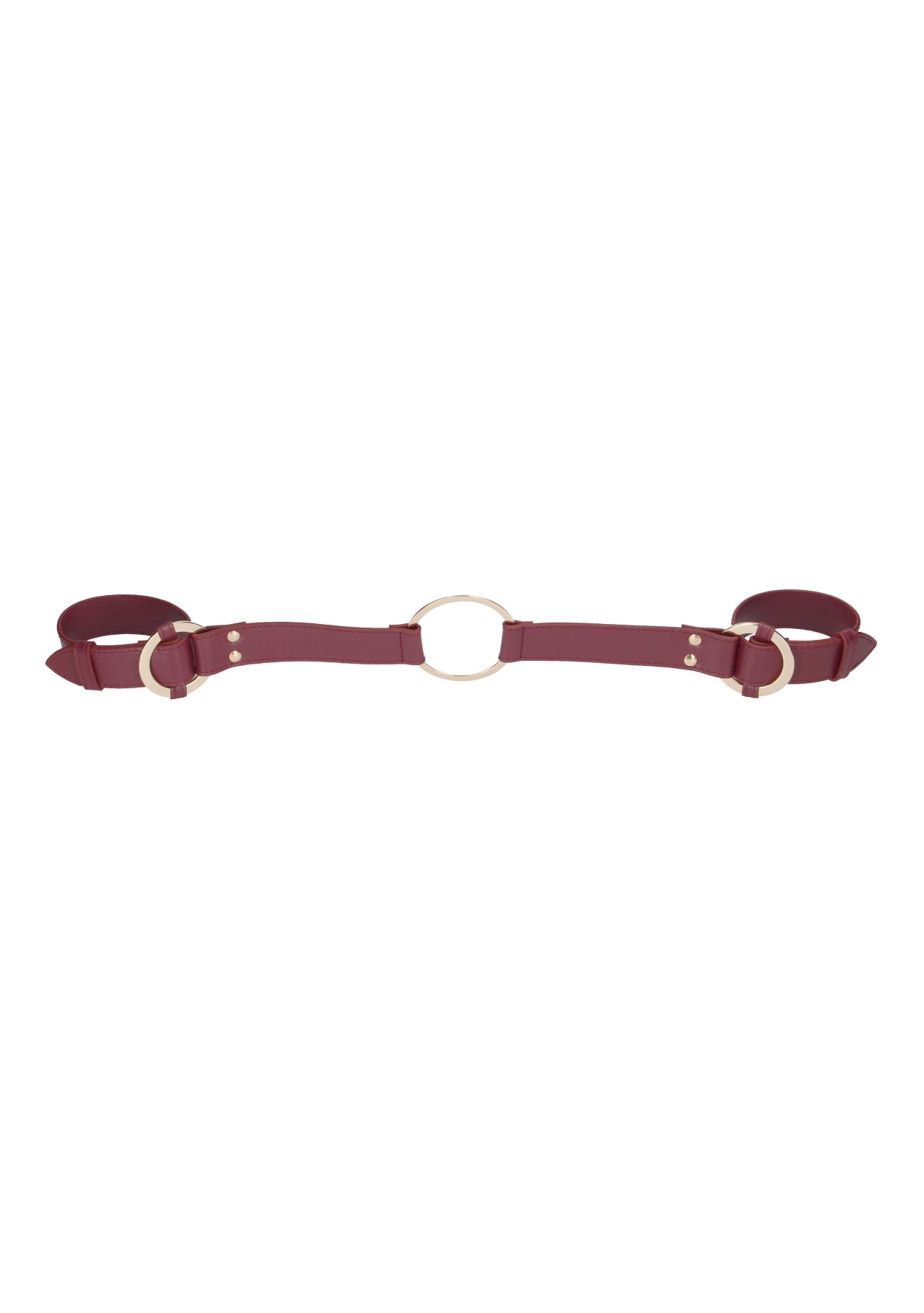 оковы на руки ouch ouch! - handcuff with connector - burgundy в Мурманске
