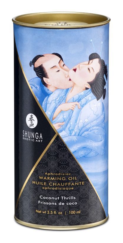 масло массажное съедобное shunga кокосовое волнение, 100 мл в Мурманске