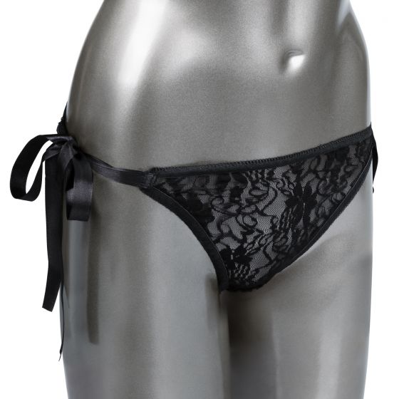 трусики с вибромассажером для стимуляции клитора remote control lace thong set в Мурманске