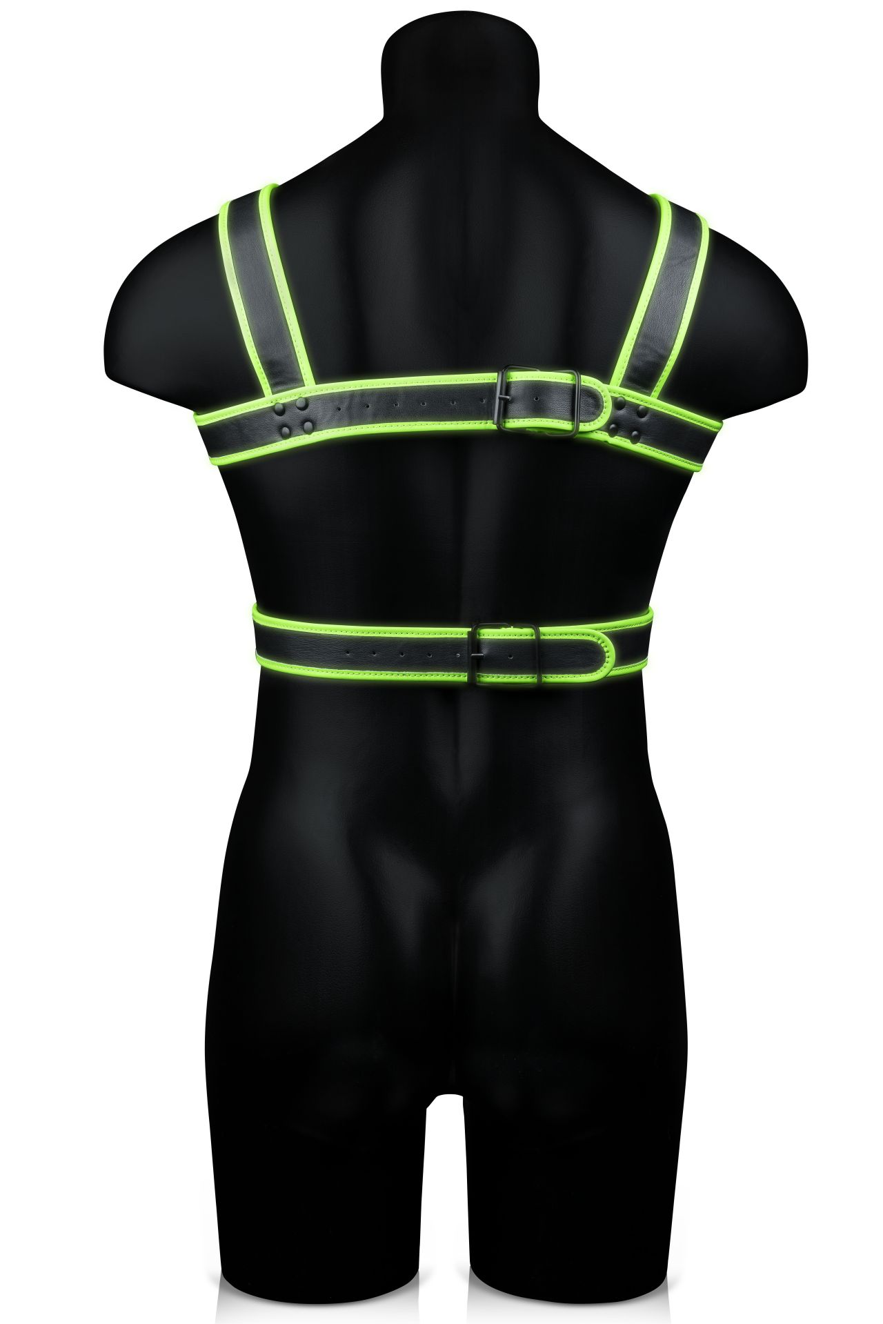 портупея body harness - glow in the dark (s/m) в Мурманске