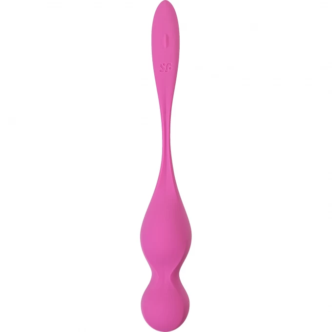 вагинальные шарики с вибрацией satisfyer love birds 1 connect app, розовый, 22,2 см в Мурманске