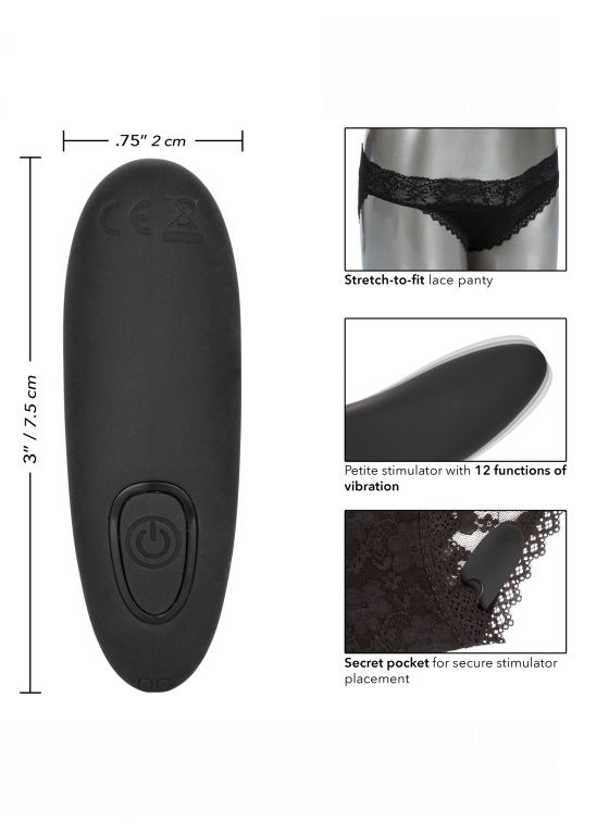 трусики с вибромассажером для стимуляции клитора remote control panty set l/xl в Мурманске