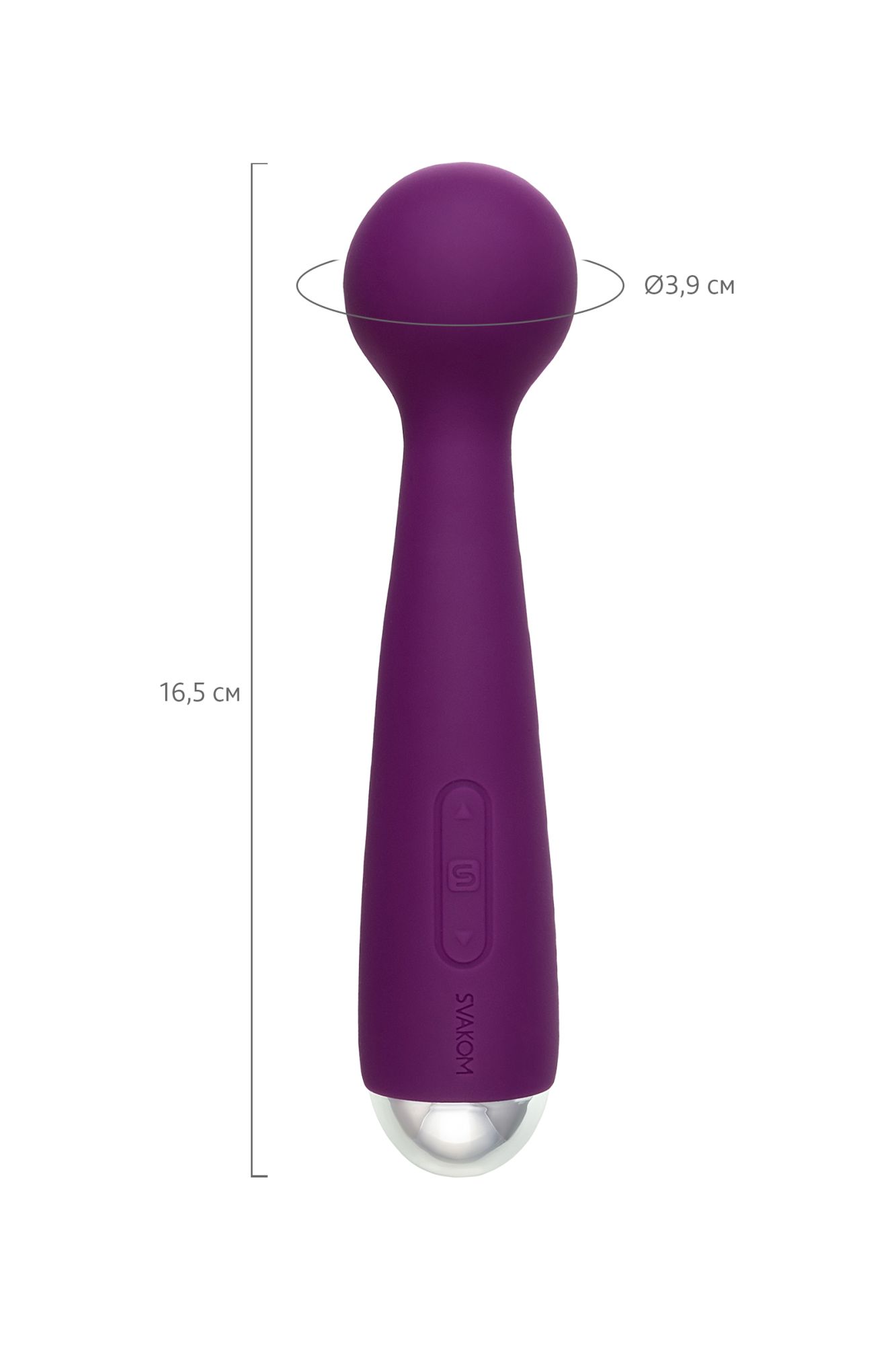 мини-вибратор svakom mini emma, силикон, фиолетовый, 16,5 см в Мурманске