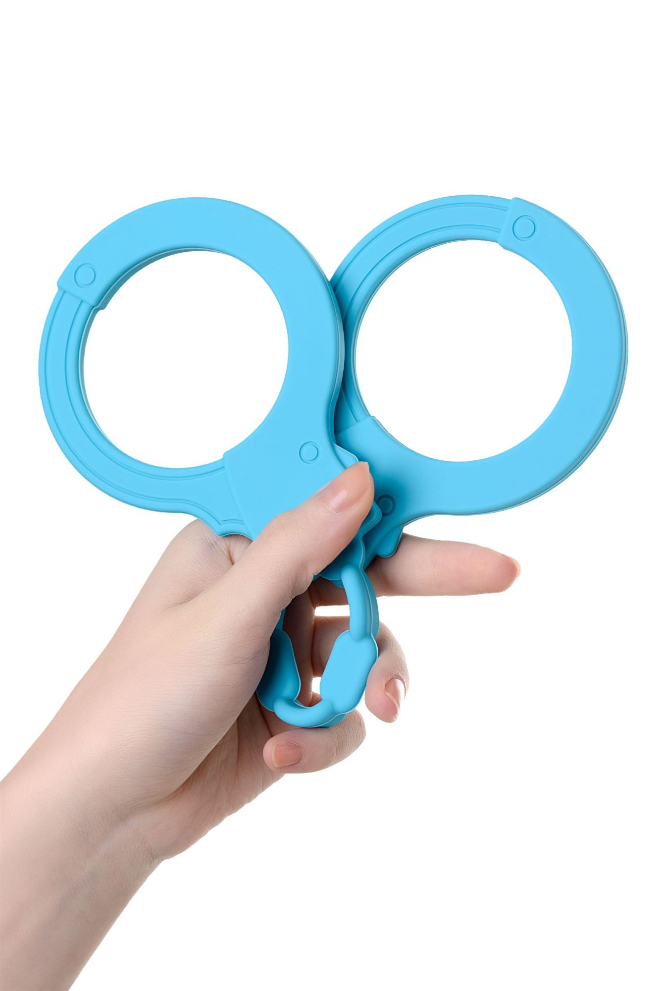 силиконовые наручники a-toys by toyfa celet, силикон, голубые, 33 см в Мурманске