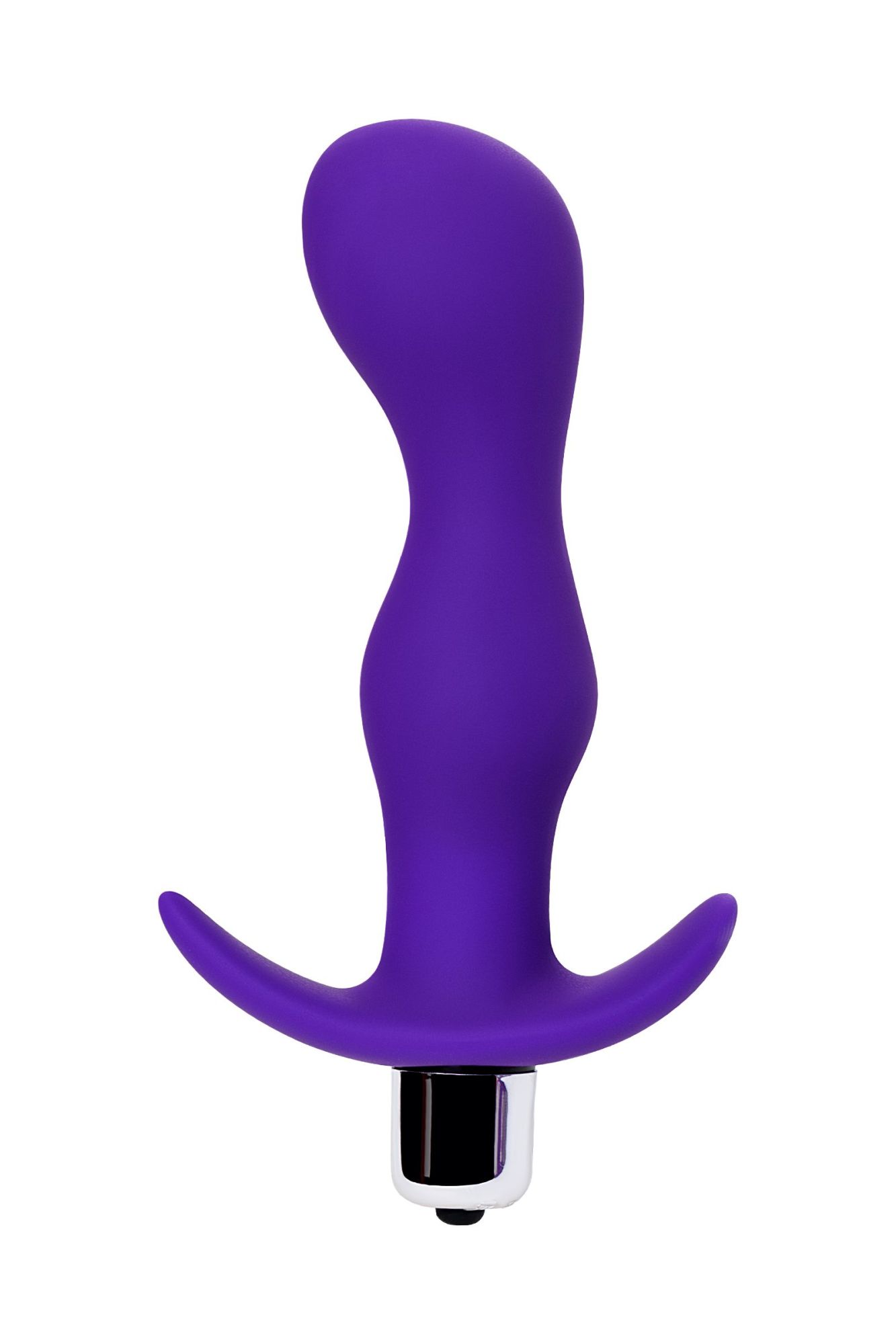 анальная пробка с вибрацией a-toys by toyfa kamet, размер l, силикон, фиолетовая, 14 см в Мурманске