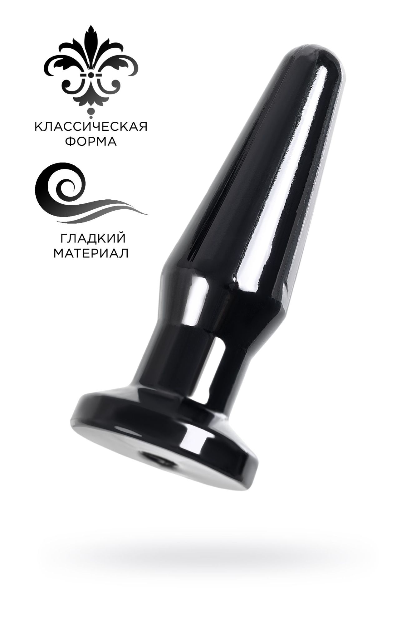 анальная втулка toyfa popo pleasure gemini β, tpe, черная, 12,4 см в Мурманске