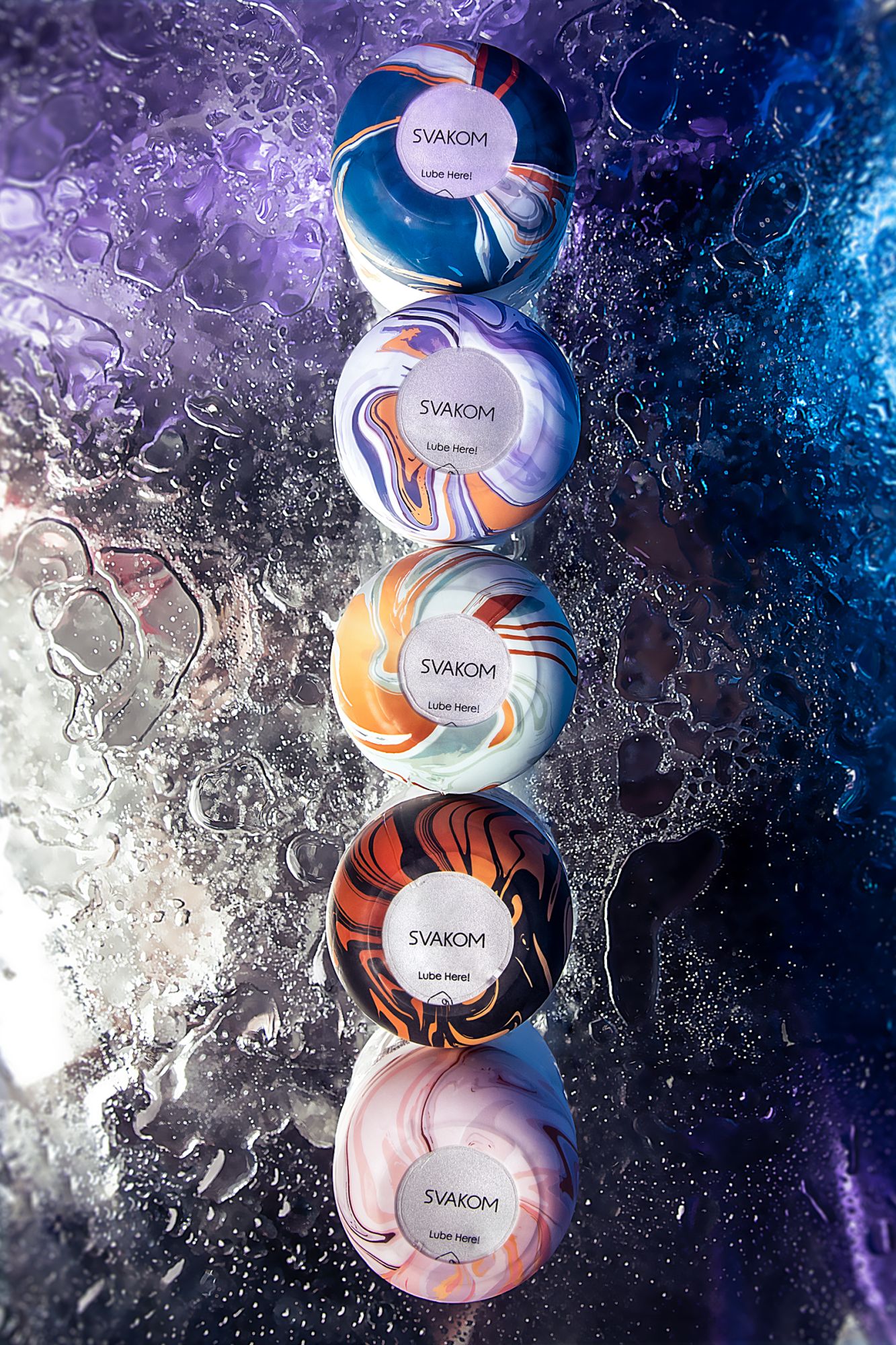 набор мастурбаторов нереалистичных svakom hedy x5 mixed (5 шт.), tpe, белый, 9 см в Мурманске