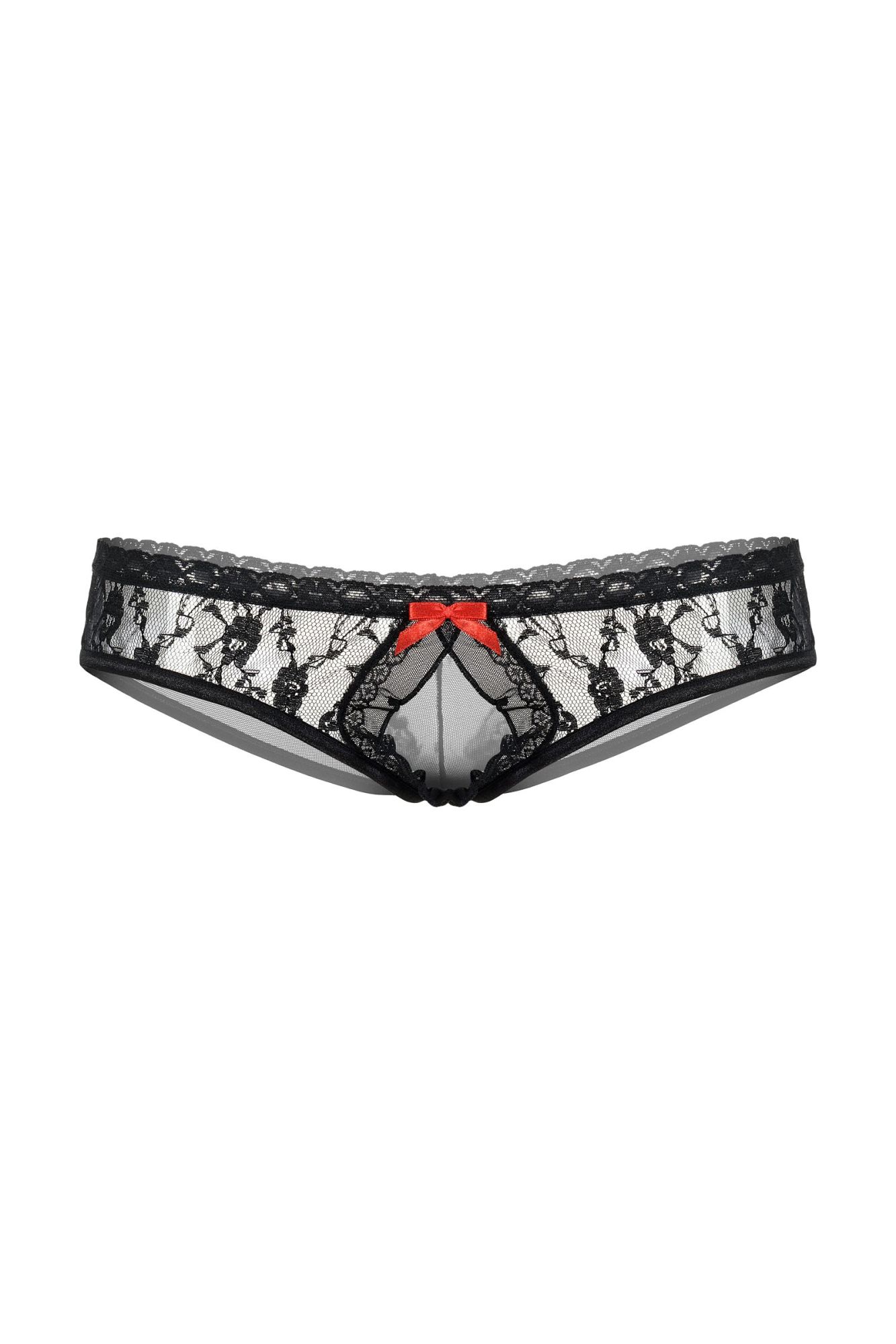 Эротическое трусики кружевные открытые softline collection, черный, m/l в Мурманске