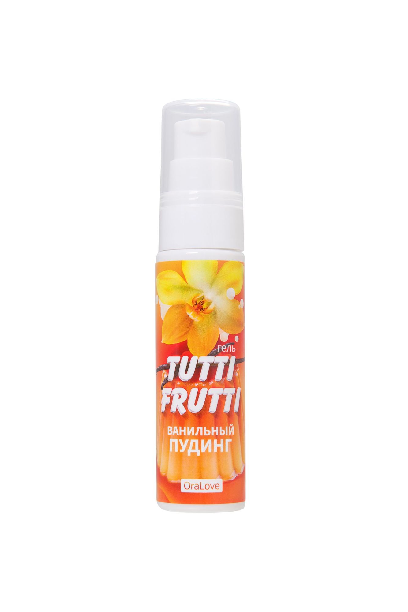 съедобная гель-смазка tutti-frutti для орального секса со вкусом ванильный пудинг, 30 гр в Мурманске
