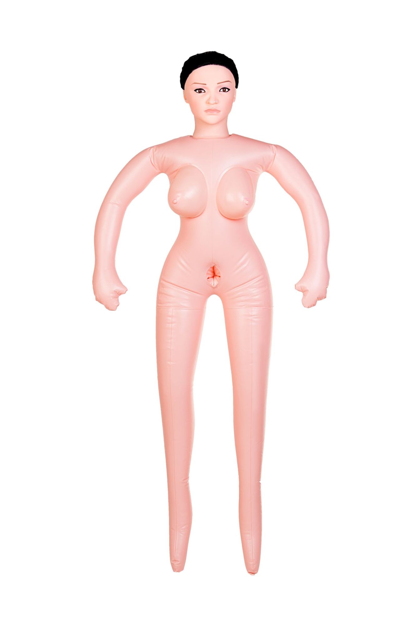 кукла надувная dolls-x by toyfa nurse emilia, реалистичная голова,брюнетка, с двумя отверстиями в Мурманске