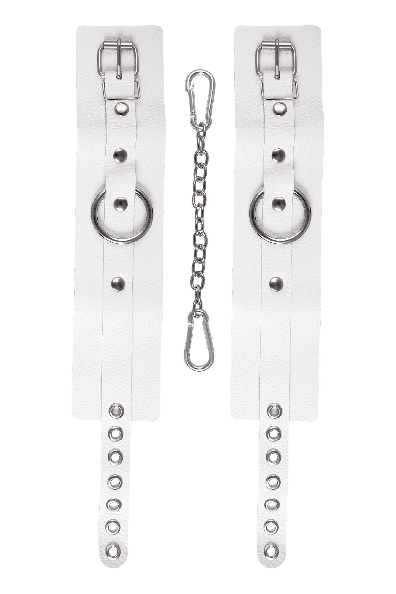 оковы pecado bdsm, мягкие с люверсами, натуральная кожа, белые в Мурманске