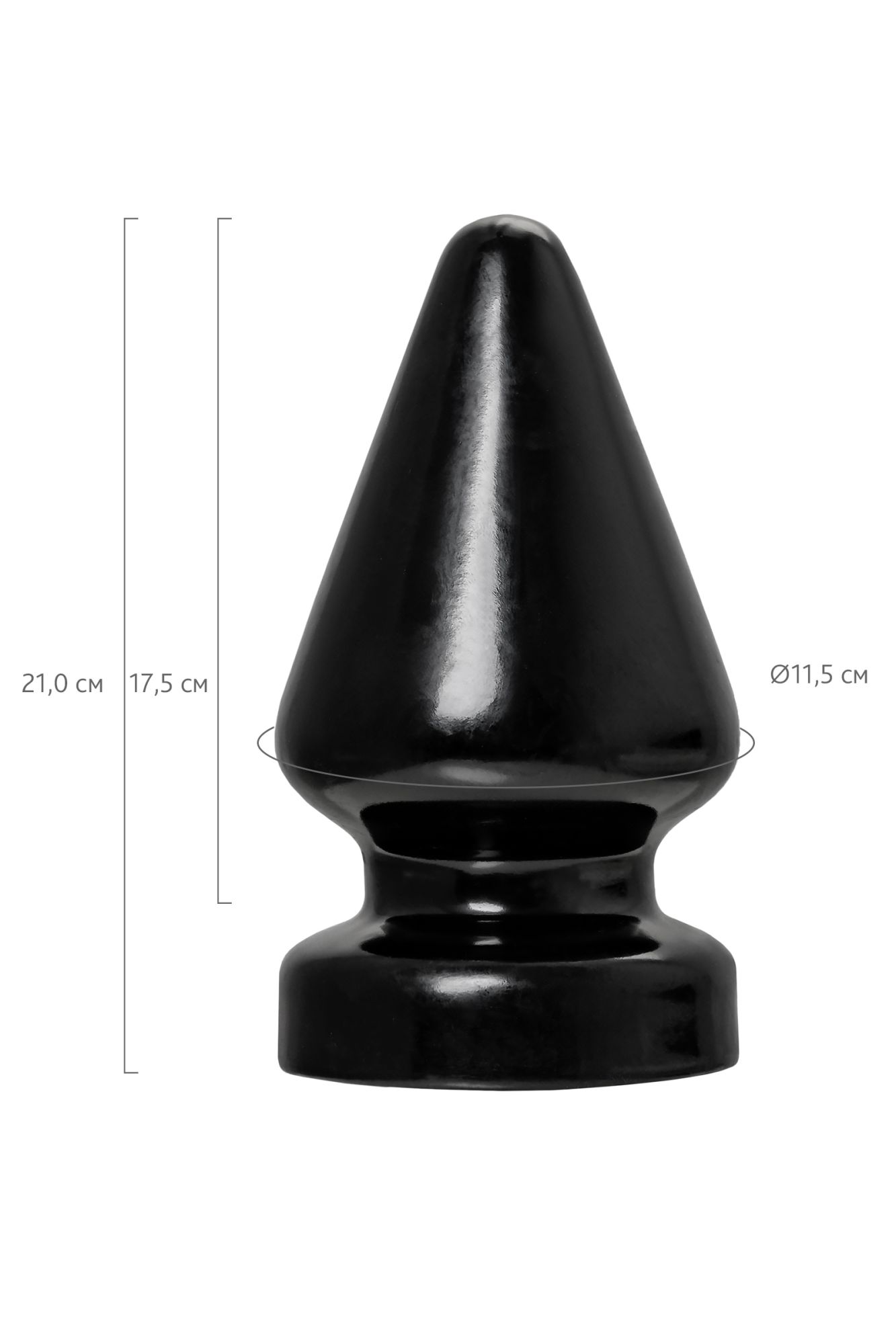 анальная втулка toyfa popo pleasure draco β, pvc, черная, 21 см, ø 11,5 см в Мурманске