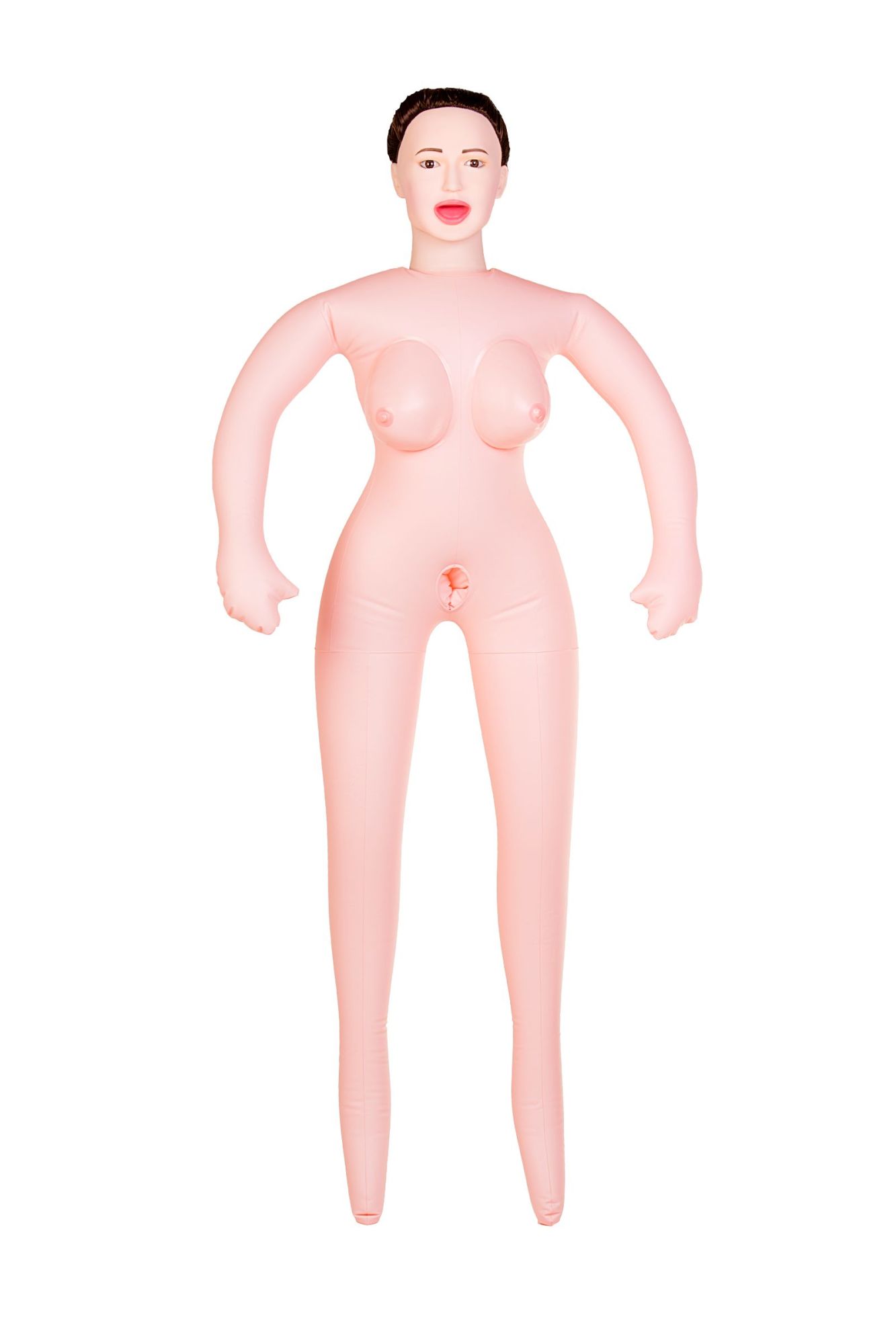 кукла надувная dolls-x by toyfa gabriella с реалистичной головой, брюнетка, с тремя отверстиями в Мурманске