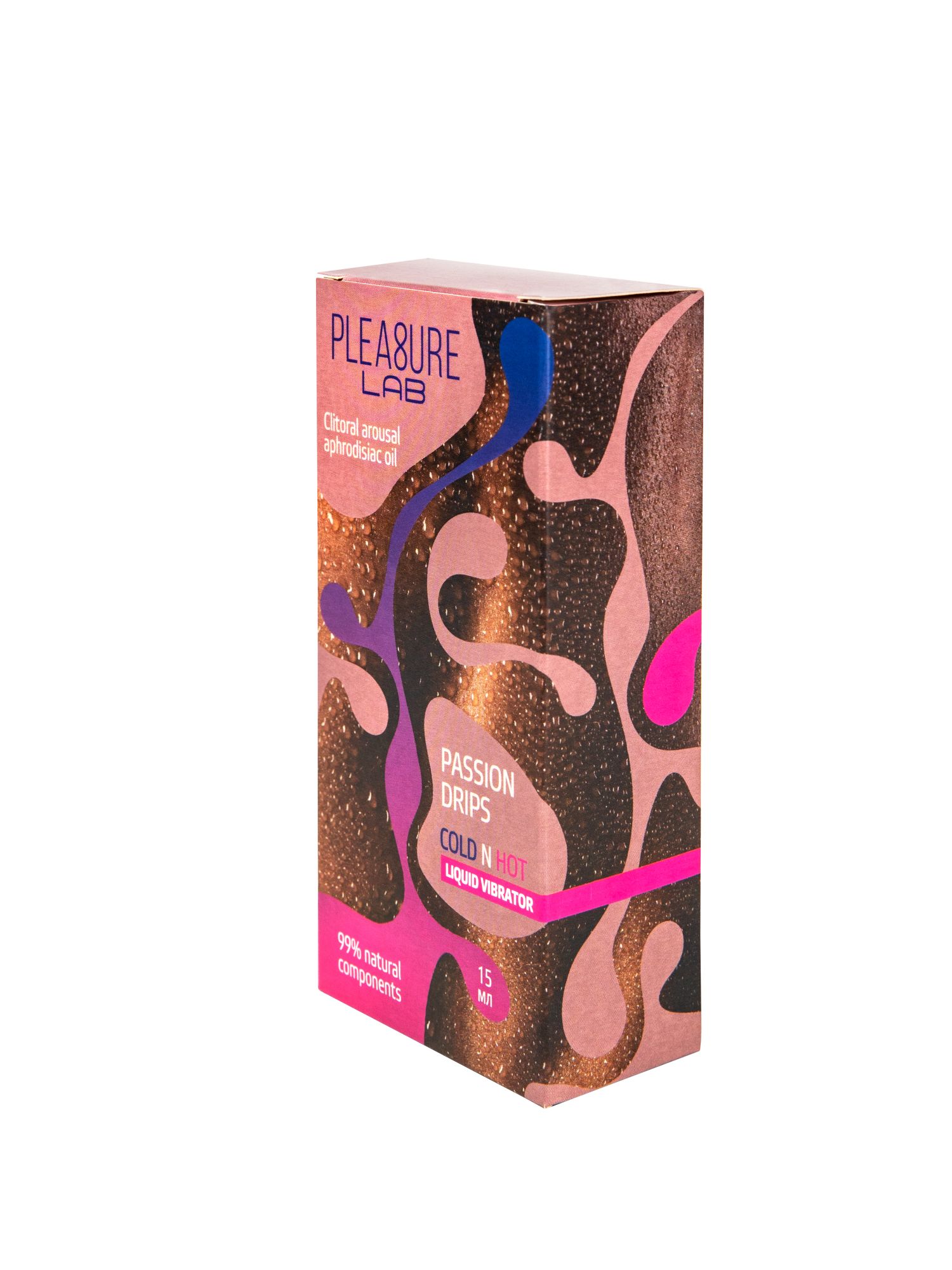 жидкий вибратор с афродизиаком pleasure lab passion drips cold n hot 1190-02lab в Мурманске