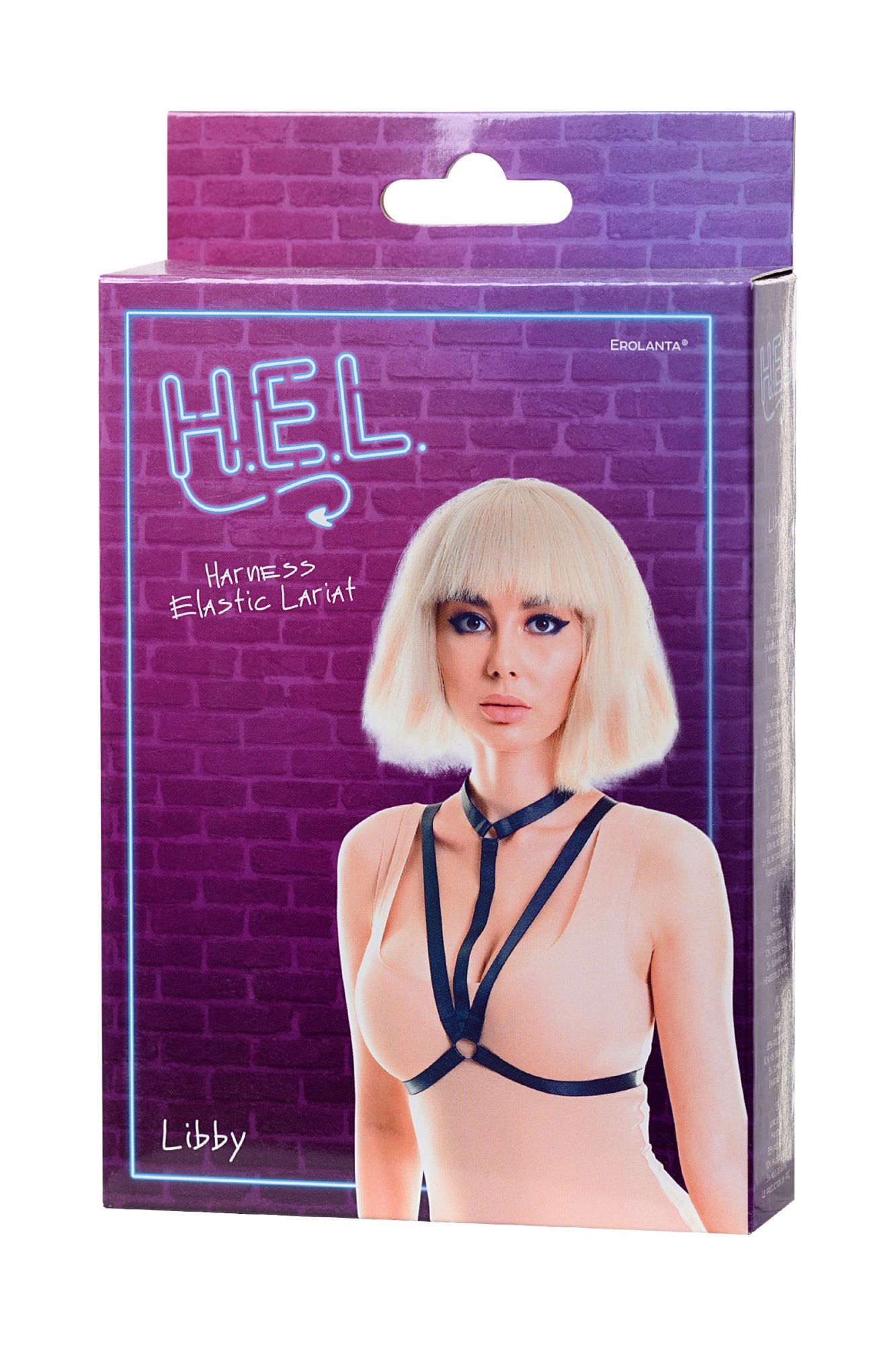 Эротическое стреп h.e.l. libby, текстиль, черный, os в Мурманске