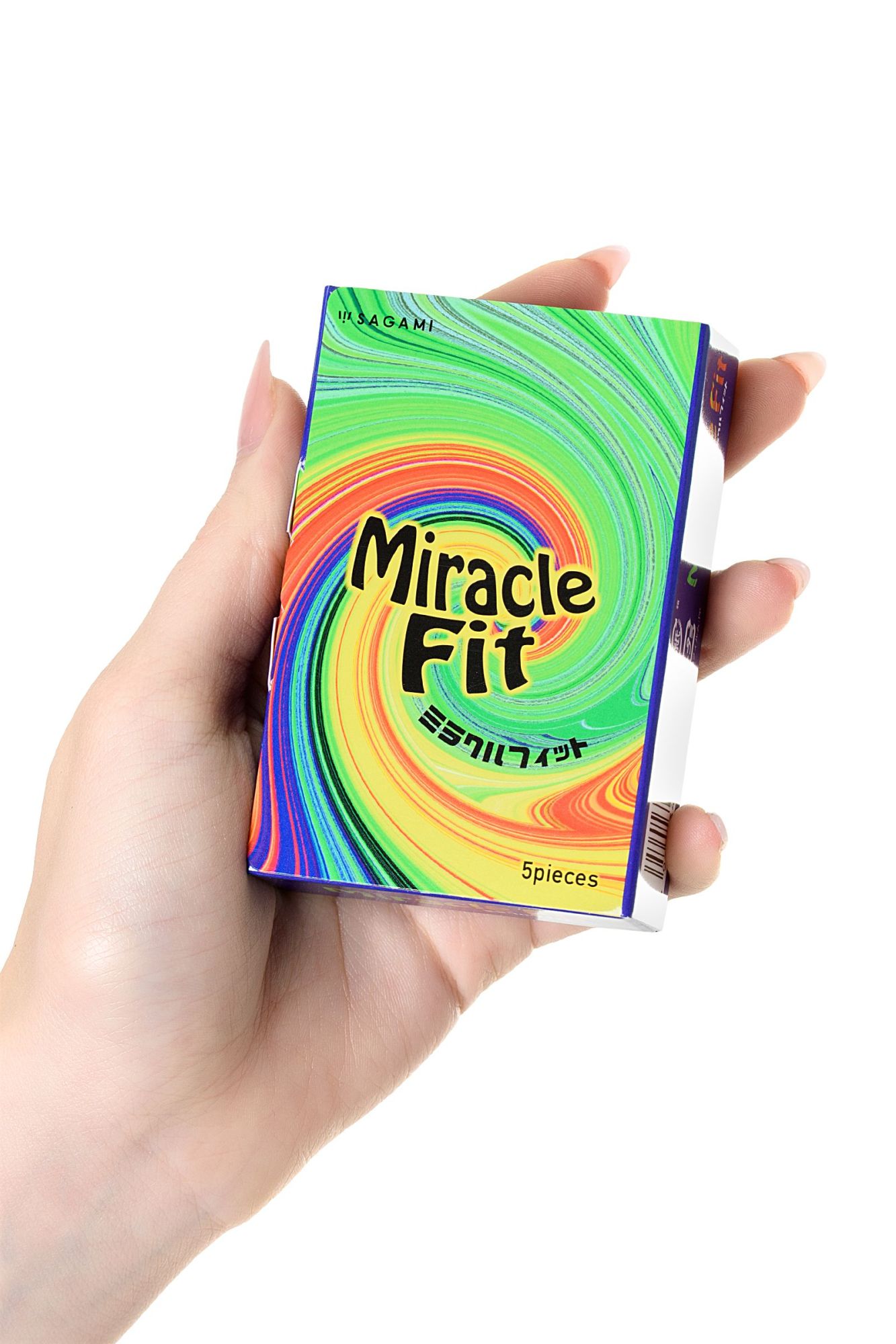 презервативы sagami, miracle fit, латекс, 18,5 см, 5,2 см, 5 шт. в Мурманске